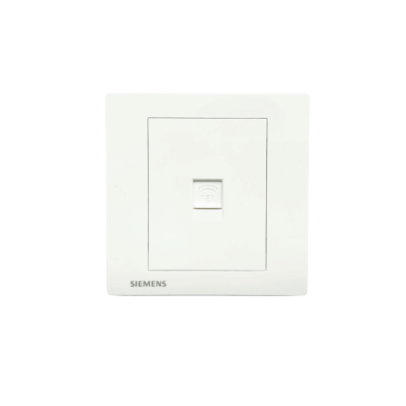 ชุดเต้ารับโทรศัพท์ 4 สาย SIEMENS ซีรีส์ RELFA PLUS สีขาว_0